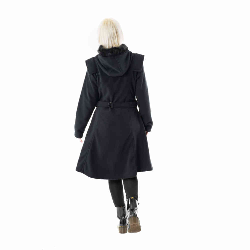 Poizen Industries - Janie Manteau d'hiver - Noir